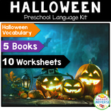 Halloween Vocabulary Preschool Language Kit
