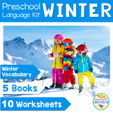 Winter Vocabulary Preschool Language Activities