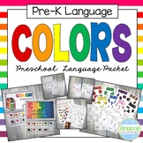 Preschool Language Theme Kit: COLORS