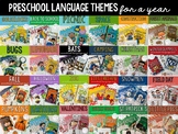 Speech & Language Therapy Themes - FOR A YEAR Bundle