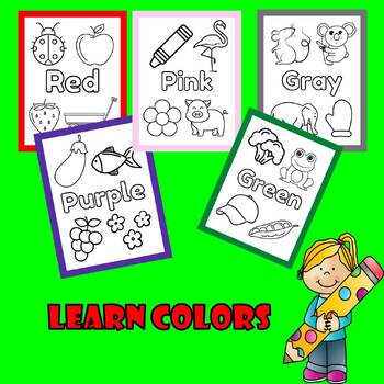 Preschool Learn Colors Printable 