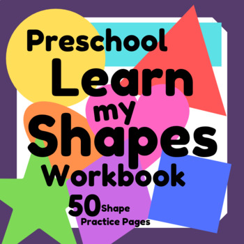 Preview of Preschool Learn my Shapes Workbook