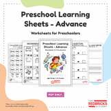 Preschool Learning Sheets- Advanced Level