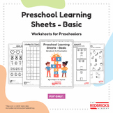 Preschool Learning Sheets - Basic Level