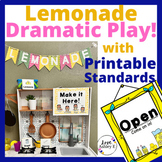 Preschool Lemonade Stand Dramatic Play with Standards 