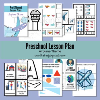 Preview of Preschool Lesson Plan - Airplane Theme