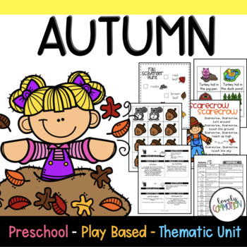 Preschool Lesson Plan- Autumn by Lovely Commotion | TpT