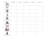 Preschool Lesson Plan form