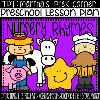 Preview of Preschool Lesson Plan: Nursery Rhymes