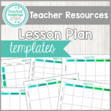 Preschool Lesson Plan Templates - Editable FREEBIE