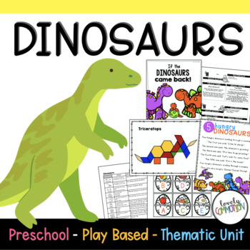 Preschool Lesson Plans- Dinosaurs by Lovely Commotion | TpT