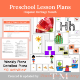 Preschool Lesson Plans: Hispanic Heritage Month (Bundle)