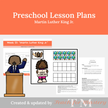 Preview of Preschool Lesson Plans: Martin Luther King Jr.
