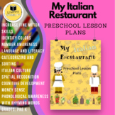 Preschool Lesson Plans | My Italian Restaurant