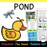 Play Based Preschool Lesson Plans Pond Thematic Unit
