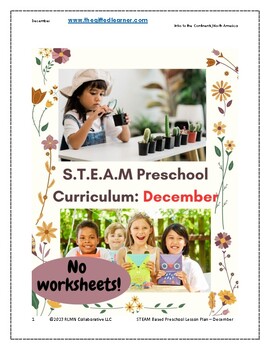 Preview of Preschool Lesson Plans daily Curriculum STEAM Reggio Montessori DEC