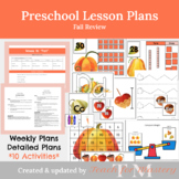 Preschool Lesson Plans for Fall (Bundle)