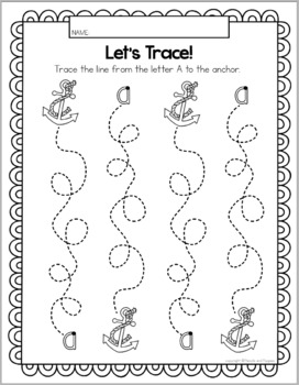 Learn to Write Fine Motor Skill Tracing Mat Play Dough Homeschool Printable Preschool Prewriting Pre-K