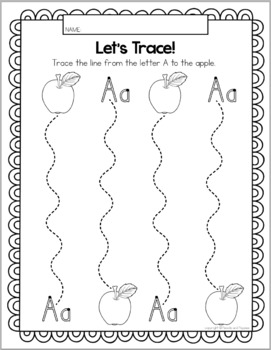 free preschool letter tracing worksheets letter a fine motor skills alphabet