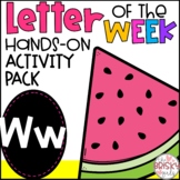 Preschool Letter of the Week Activities Letter W | Letter 