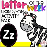 Preschool Letter of the Week Activities Letter Z | Letter 