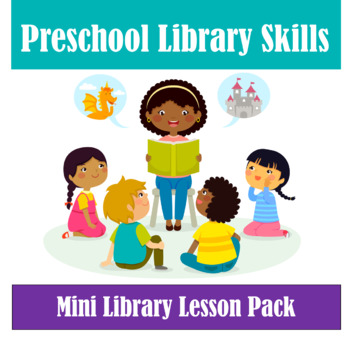 Preview of Preschool Library Skills Mini Lesson Pack