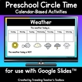 Preschool Linear Calendar Circle Time Activities for Googl