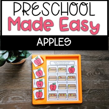Preview of Preschool Made Easy Curriculum | Apples Theme