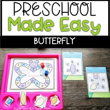 Preview of Preschool Made Easy Curriculum | Butterfly Theme