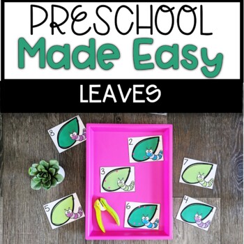 Preview of Preschool Made Easy Curriculum | Leaf Theme