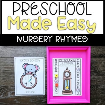 Preview of Preschool Made Easy Curriculum | Nursery Rhyme Theme