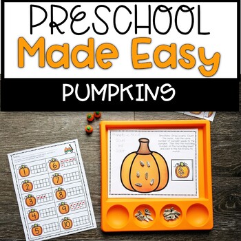 Preview of Preschool Made Easy Curriculum | Pumpkin Theme