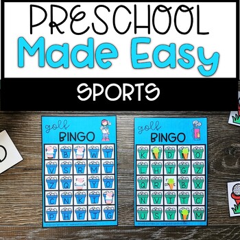 Preview of Preschool Made Easy Curriculum | Sports Theme