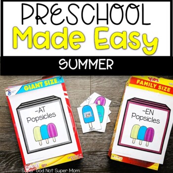 Preview of Preschool Made Easy Curriculum | Summer Theme