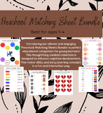 Preschool Matching Sheets Bundle