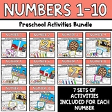 Preschool Math Activities for Numbers 1 to 10 with Games, 