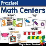 Math Centers: Numbers, Colors, Shapes and Patterns for Pre