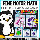 Penguin Fine Motor Activities - Preschool Math Center