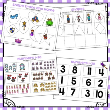 preschool math compare numbers 1 20 shapes review opposites fairy