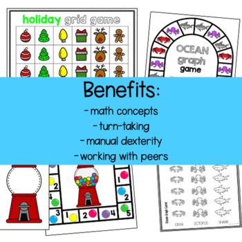 preschool math games by lovely commotion teachers pay teachers