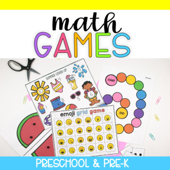 Preview of Preschool Math Games