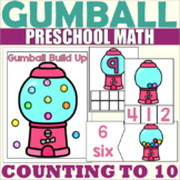 Preschool Math Gumball Themed Math Centers