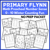 Preschool Math Number Sense 0 - 10 Winter Counting Fun
