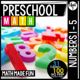 Preschool Math: Numbers 1-5