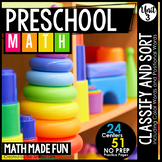 Preschool Math: Sort and Classify with Color Words and Pos
