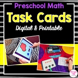 Preschool Math Task Cards (Digital & Printable)