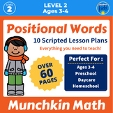 Positional Words | Preschool Math Activities