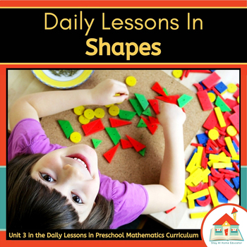 SHAPES - Preschool Lesson Plans by Stay At Home Educator | TpT