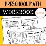 Preschool Math Workbook - Year Long - No Prep