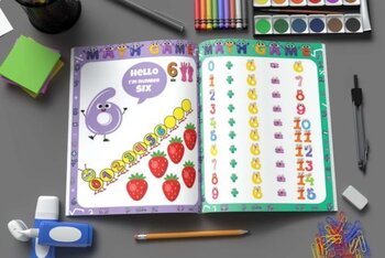 Preview of Preschool Math Workbook for Toddlers